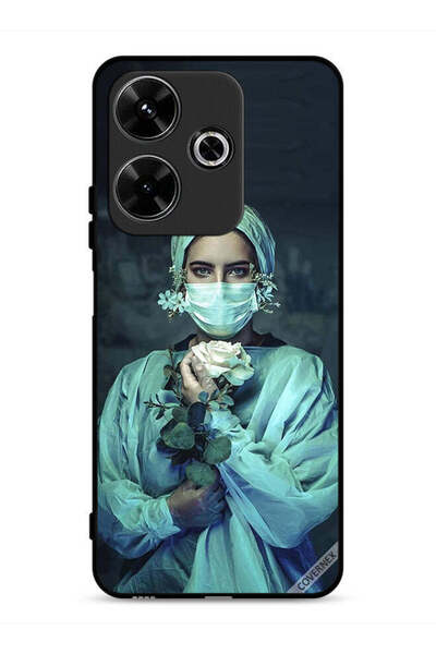 Covernex غطاء حماية لهاتف شاومي ريدمي 13 4G برسومات ممرضة