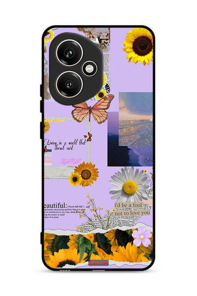 Tolwak Honor 400 Protective Case Cover Beautiful Sunflower Stickers