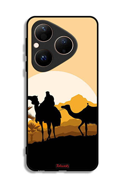 Tolwak غطاء حماية هواوي بيورا 80 - فن الجمال في الصحراء