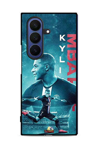 Tolwak غطاء حماية لهاتف Samsung Galaxy Z Fold7 مع ملصق Mbappé