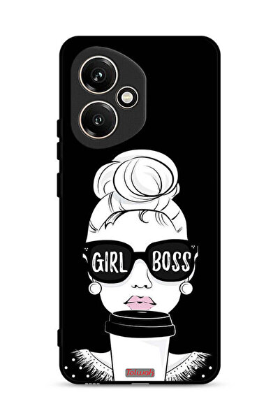 Tolwak غطاء حماية لهاتف Honor 400 بتصميم Girl Boss