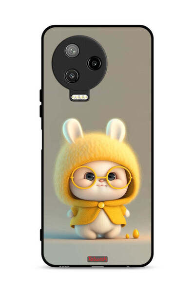 Tolwak غطاء حماية لهاتف Infinix Note 12 Pro 4G بتصميم أرنب صغير