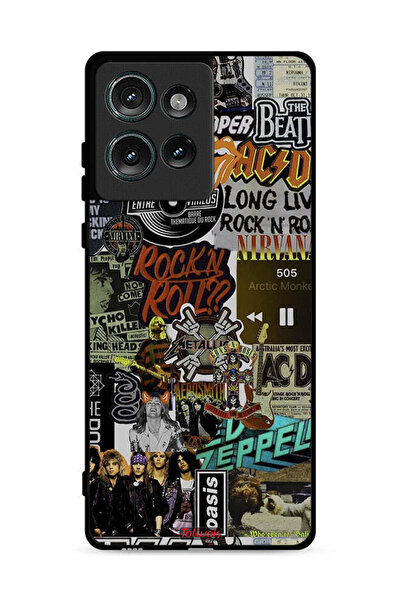 Tolwak غطاء حماية موتورولا إيدج 50 - تحيا موسيقى الروك أند رول