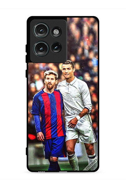 Covernex غطاء حماية لهاتف موتورولا إيدج 50 ميسي ورونالدو
