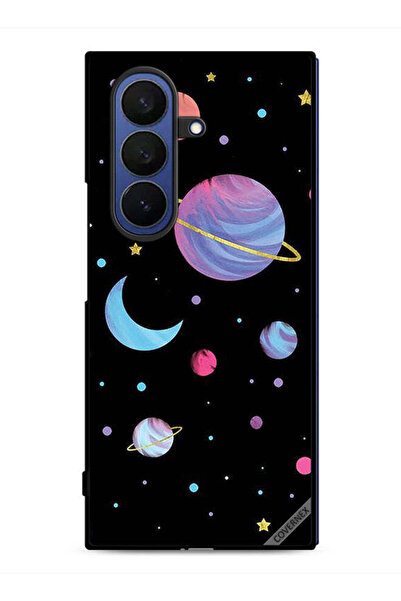 Covernex غطاء حماية لهاتف سامسونج جالاكسي زد فولد 7 برسومات الكواكب