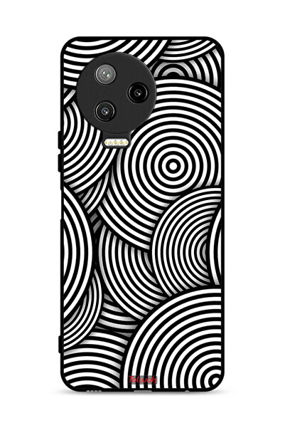 Tolwak غطاء حماية لهاتف Infinix Note 12 Pro 4G بنمط دوائر وهمية