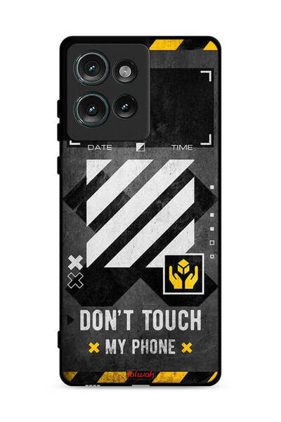 Tolwak غطاء حماية لهاتف موتورولا إيدج 50 - لا تلمس هاتفي