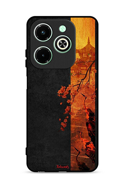 Tolwak غطاء حماية لهاتف Infinix Hot 40i 4G بألوان الخريف الفنية
