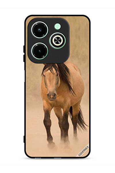 Covernex غطاء حماية لهاتف Infinix Hot 40i 4G بتصميم سباق الخيل