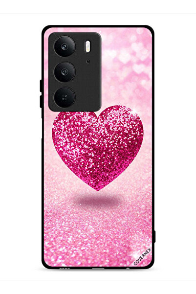 Covernex غطاء حماية لهاتف Realme C75 4G بنقشة قلب لامعة