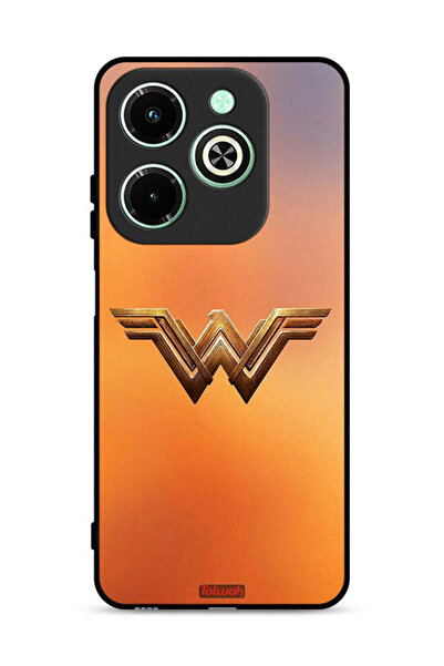 Tolwak غطاء حماية لهاتف Infinix Hot 40i 4G بشعار Wonder Women