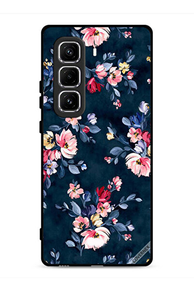 Covernex غطاء حماية لهاتف Infinix Hot 50 Pro 4G مزين بزهور مرسومة يدويًا