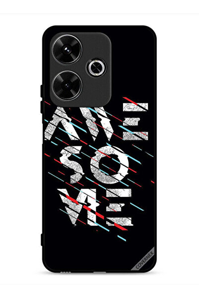 Covernex غطاء حماية لهاتف شاومي ريدمي 13 4G بكلمة خطية رائعة