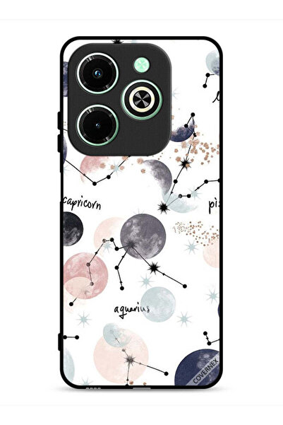 Covernex غطاء حماية لهاتف Infinix Hot 40i 4G برسومات فنية من Planets Paint