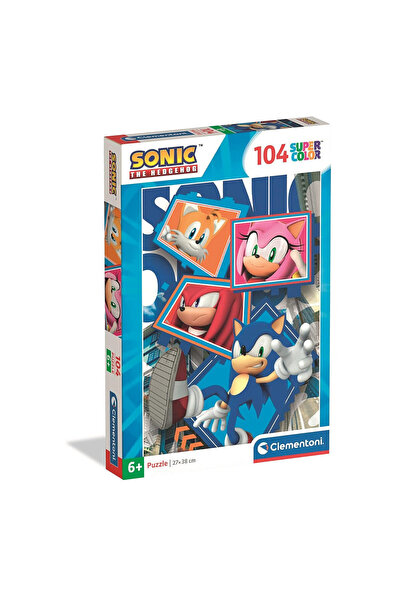 Sonic Ariciul puzzle de 104 piese Clementoni