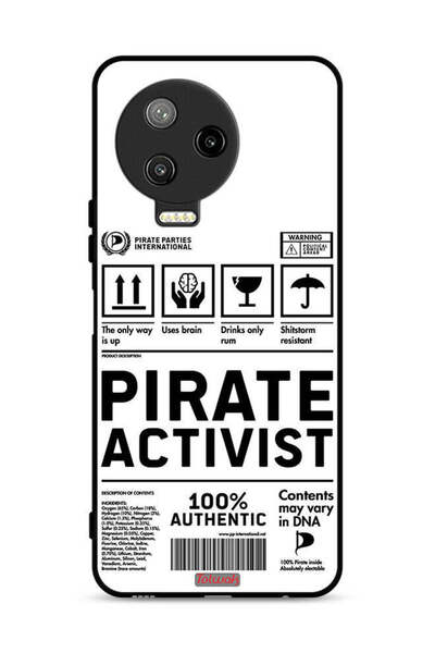 Tolwak غطاء حماية لهاتف Infinix Note 12 Pro 4G، ملصق ناشط خاص