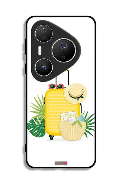 Tolwak غطاء حماية لهاتف هواوي بيورا 80 برو بلس - فن رقمي صيفي