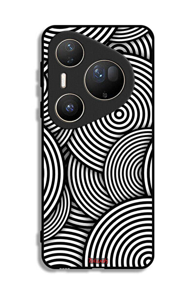 Tolwak غطاء حماية فائق لهاتف هواوي بيورا 80 بنمط دوائر وهمية