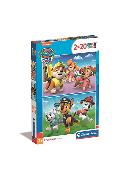 PATRULA CATELUSILOR Patrula Cățelușilor Playground Puzzle Clementoni 2x20 piese