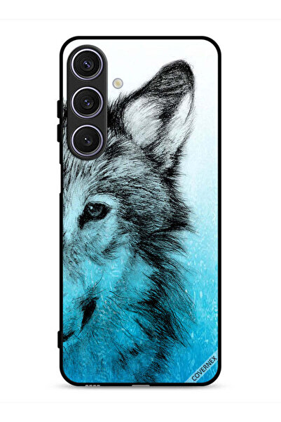 Covernex غطاء حماية لهاتف Samsung Galaxy A26 بتصميم نصف وجه ذئب