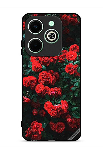 Covernex غطاء حماية لجهاز Infinix Hot 40i 4G بطبعة حديقة الورود
