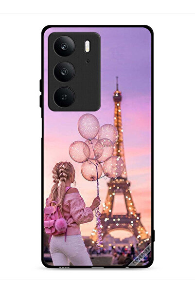 Covernex غطاء حماية لهاتف Realme C75 4G بطبعة فتاة تحمل بالونات