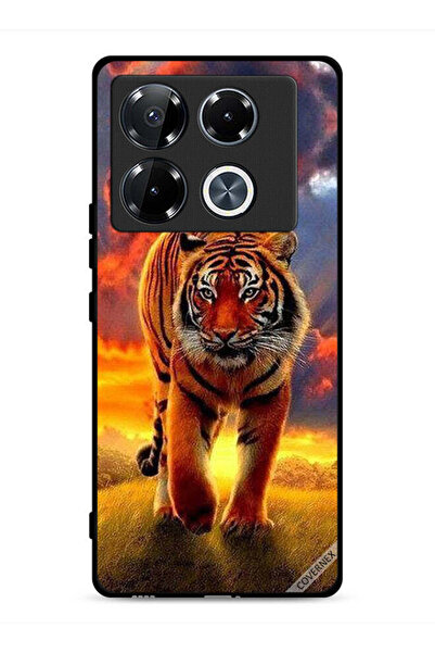 Covernex غطاء حماية لهاتف Infinix Note 40 Pro 5G بتصميم Cheetah Walking