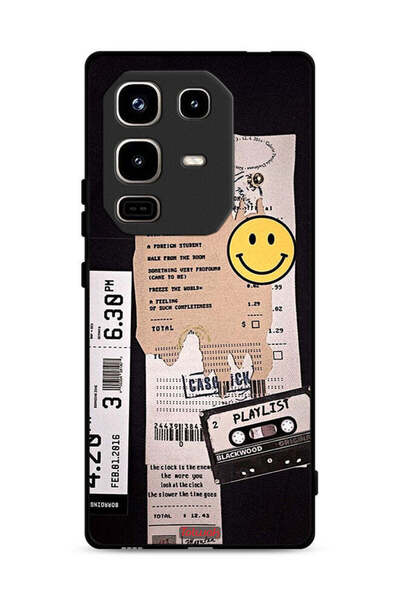 Tolwak Infinix Note 50 Pro 4G Protective Case Cover Playlist Sticker