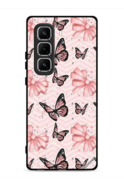 Covernex غطاء حماية لهاتف Infinix Hot 50 Pro 4G بخلفية فراشات