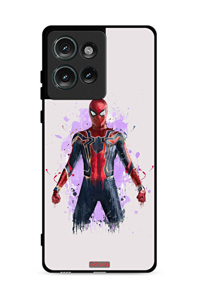 Tolwak غطاء حماية لهاتف موتورولا إيدج 50 بتصميم العنكبوت الحديدي