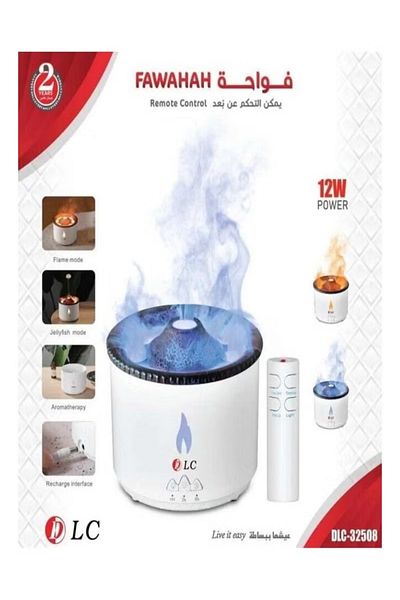 DLC Ultrasonic Air Humidifier – Quiet Mist Diffuser for Home & Office