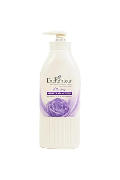 ENCHANTEUR غسول ساتان ناعم وجذاب مع الصبار وزبدة الزيتون لبشرة ناعمة كالحرير،...