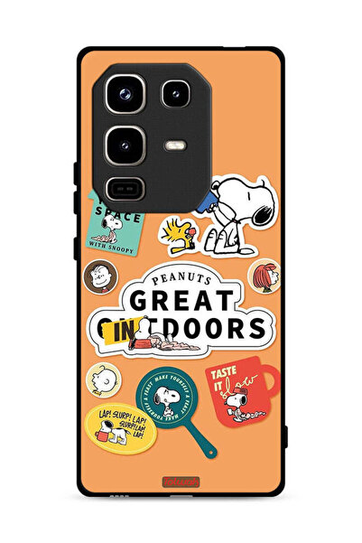 Tolwak غطاء حماية لهاتف Infinix Note 50 Pro 4G بملصقات الفول السوداني