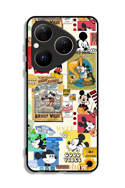 Tolwak غطاء حماية هواوي بيورا 80 مع ملصقات ورسومات مميزة