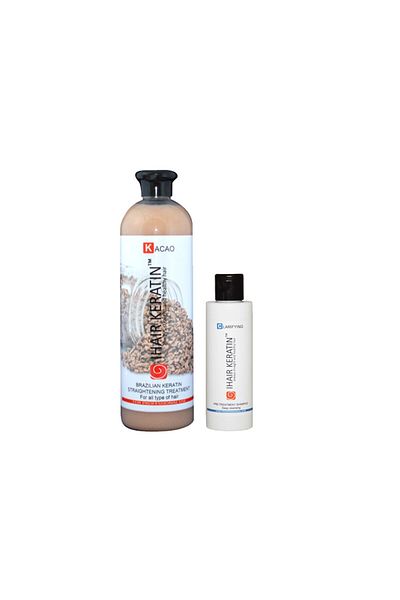 Ihair Keratin Kit Tratament keratina kacao+sampon clarifiant Ihair Keratin 500 ml