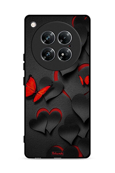 Tolwak غطاء حماية لهاتف إنفينيكس زيرو 40 بنقشة قلوب وفراشات