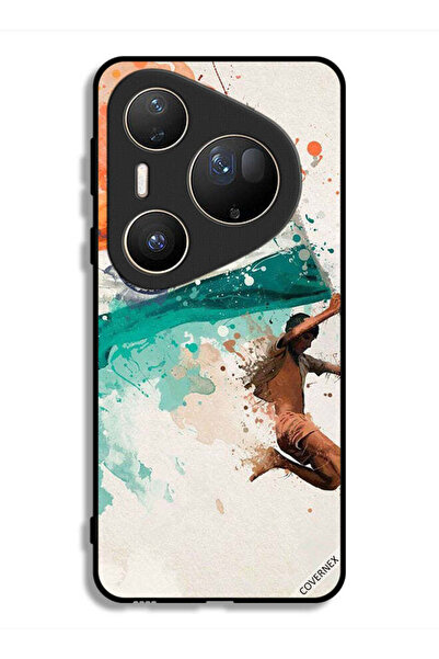 Covernex غطاء حماية فائق لهاتف هواوي بيورا 80 يحمل علم الهند أثناء الطيران