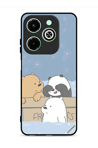 Covernex غطاء حماية لهاتف Infinix Hot 40i 4G بطبعة Bear Friends