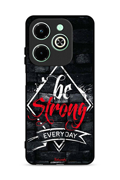 Tolwak غطاء حماية لهاتف Infinix Hot 40i 4G كن قويًا كل يوم