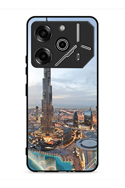 Covernex غطاء حماية لهاتف تكنو بوفا 6 برو 5G، منظر جميل لوسط مدينة دبي