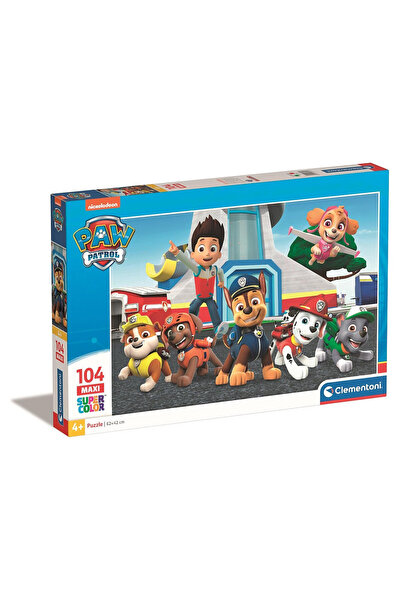 PATRULA CATELUSILOR Patrula Cățelușilor Base Puzzle maxi Clementoni cu 104 piese