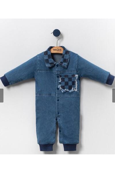 PEMA ÇOCUK GİYİM BEBEK KOT TULUM