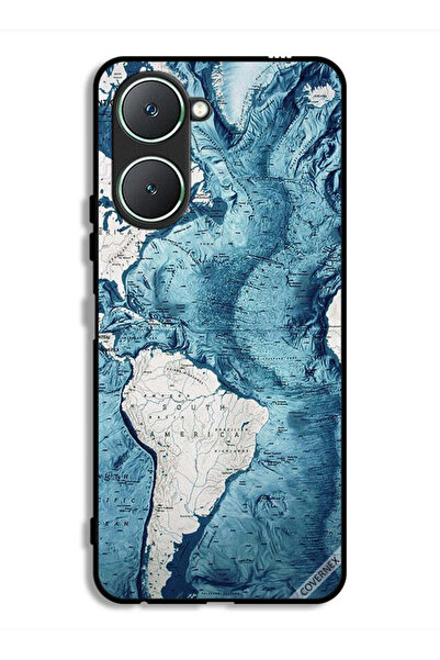Covernex غطاء حماية لهاتف Vivo Y18i 4G برسومات خريطة
