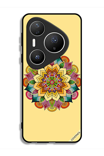 Covernex غطاء حماية لهاتف هواوي بيورا 80 برو بلس بنقشة ماندالا دائرية