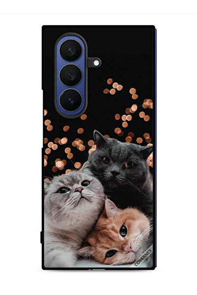 Covernex غطاء حماية لهاتف Samsung Galaxy Z Fold7 - قطط