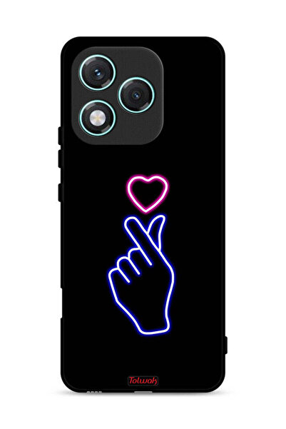 Tolwak غطاء حماية لهاتف Honor 400 Lite بنقشة قلب سناب