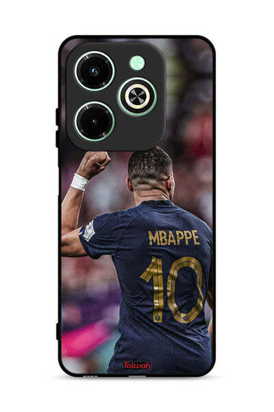 Tolwak غطاء حماية لهاتف Infinix Hot 40i 4G بتصميم Mbappe 10