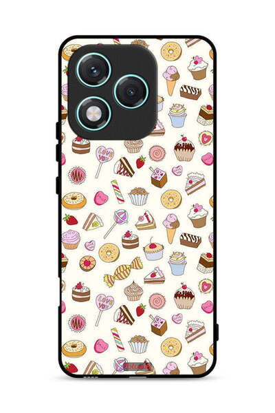 Tolwak غطاء حماية لهاتف Honor 400 Lite بنمط العناصر المفضلة