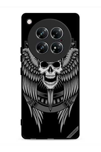 Covernex غطاء حماية لهاتف Infinix Zero 40 بتصميم جمجمة وأجنحة نسر