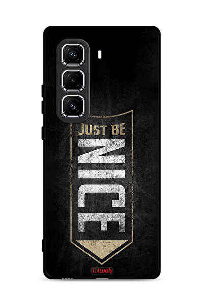 Tolwak غطاء حماية لهاتف Infinix Hot 50 Pro 4G "فقط كن لطيفًا"